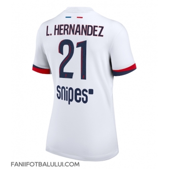 Paris Saint-Germain Lucas Hernandez #21 Tricou Fotbal Replică 2025-26 Femei Deplasare
